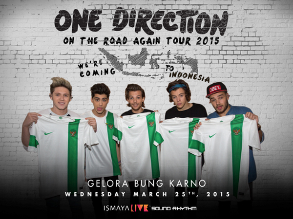 Wow, One Direction Pegang Seragam Timnas Sepakbola Indonesia!